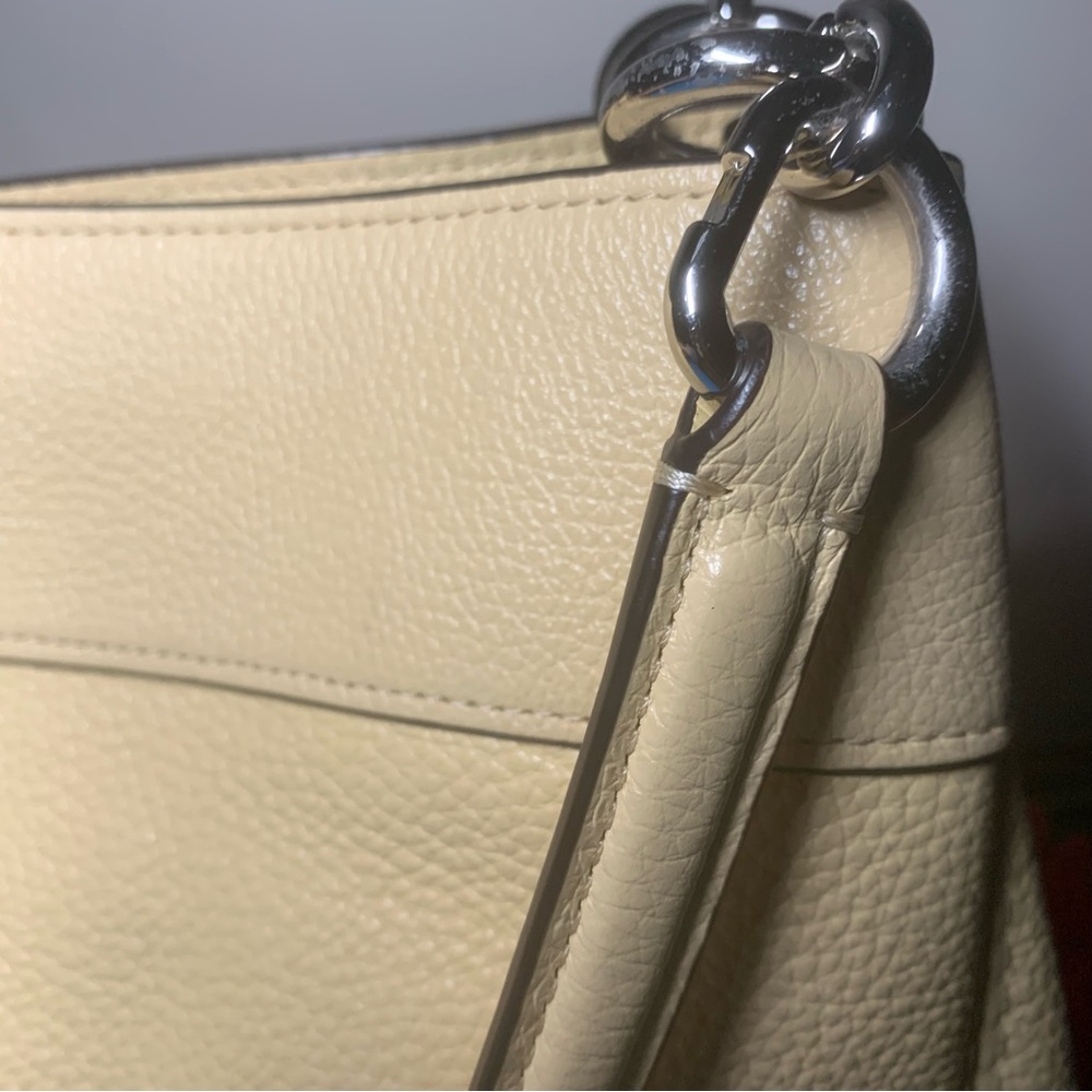 Coach Yellow Leather Shoulder Bag - Picture 12 of 17